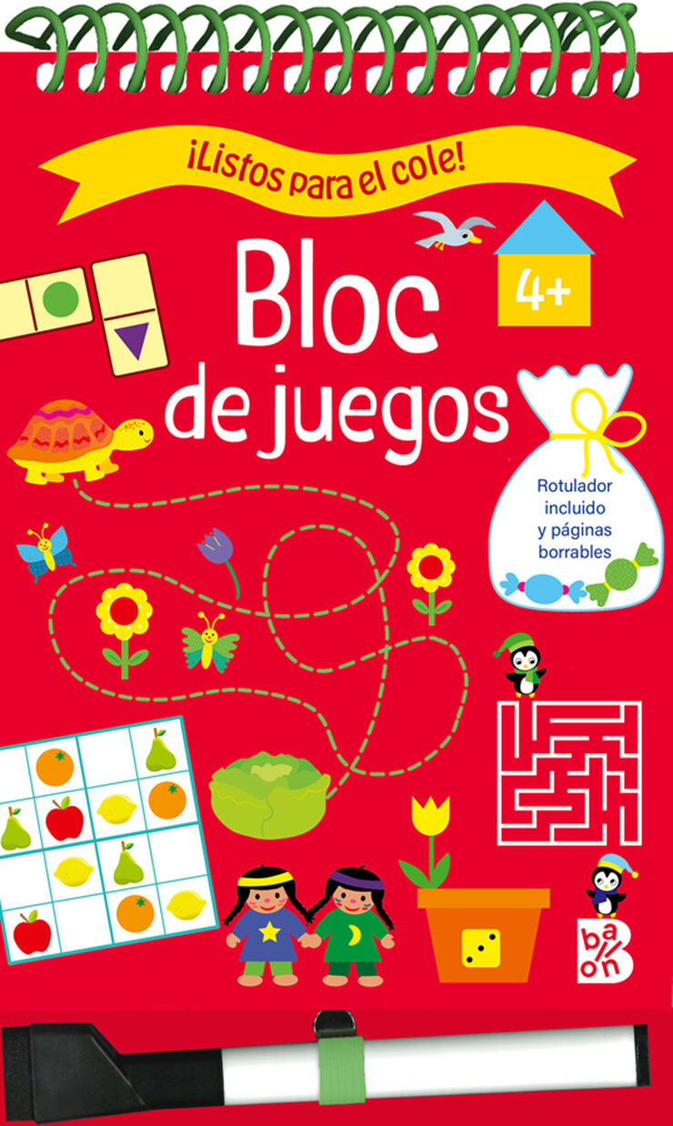 Listos para el cole bloc de juegos +4