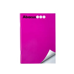 Libreta grapada Abacus A5 48 hojas 4x4mm lila
