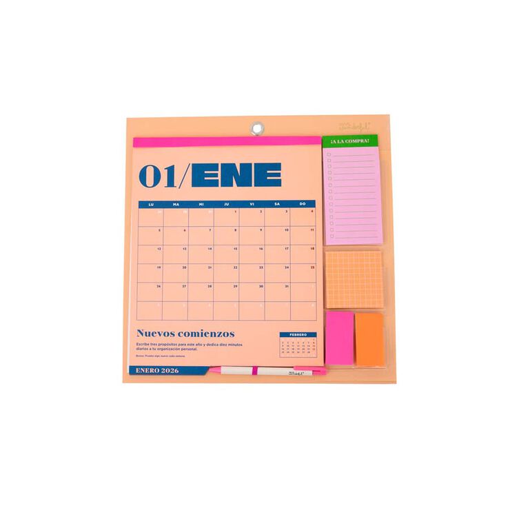 Calendario pared imán 2026 cast No apto para aburridos