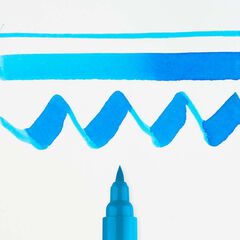 Retolador Ecoline Brush Pen blau cel (cian) 578