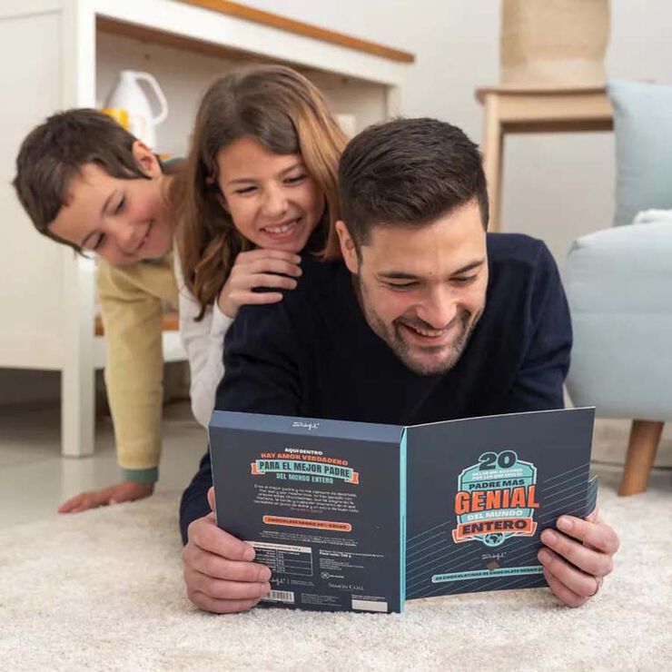 Libro de chocolatinas Mr. Wonderful Papá 20 mil razones…