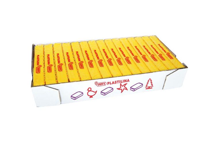 Plastilina Jovi 150g amarillo 15u