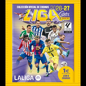 Sobre de cromos liga Este 2026-27