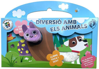 Diversi&oacute; amb els animals (Caixa: 1 Llibre Titelles+1 Llibre Toca i sent)