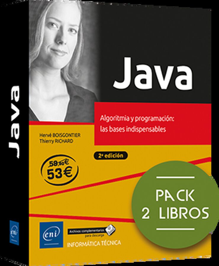 Java. Pack de 2 libros: Algoritmia y programación: las bases indispensables
