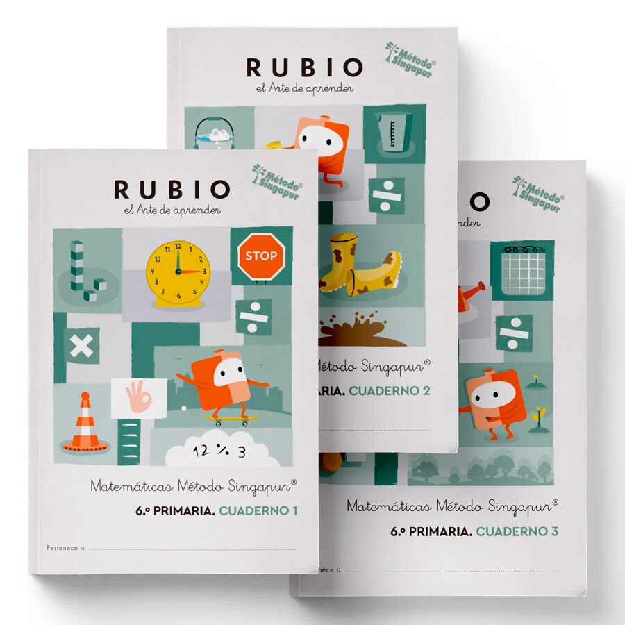 Pack Matem&aacute;ticas M&eacute;todo Singapur 6.&ordm; Primaria