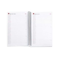 Agenda Espiral Miquelrius Activa dia/pàg català 2026 City vermell