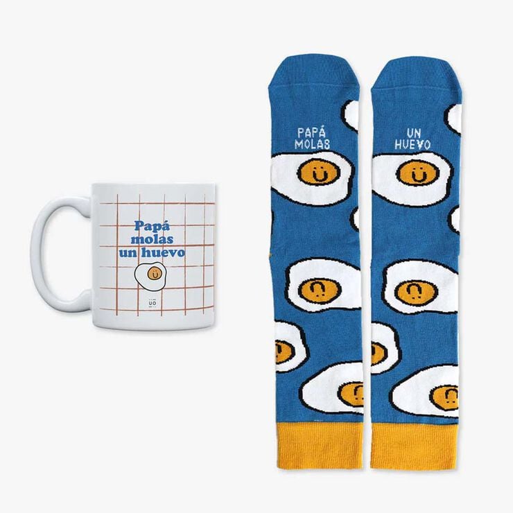 Kit UO Tassa +  Mitjons Pap&aacute; molas un huevo