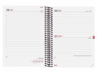 Agenda Escolar Finocam Esp.E10 Dia/P&agrave;gina Castell&agrave; 2026-27 Blau
