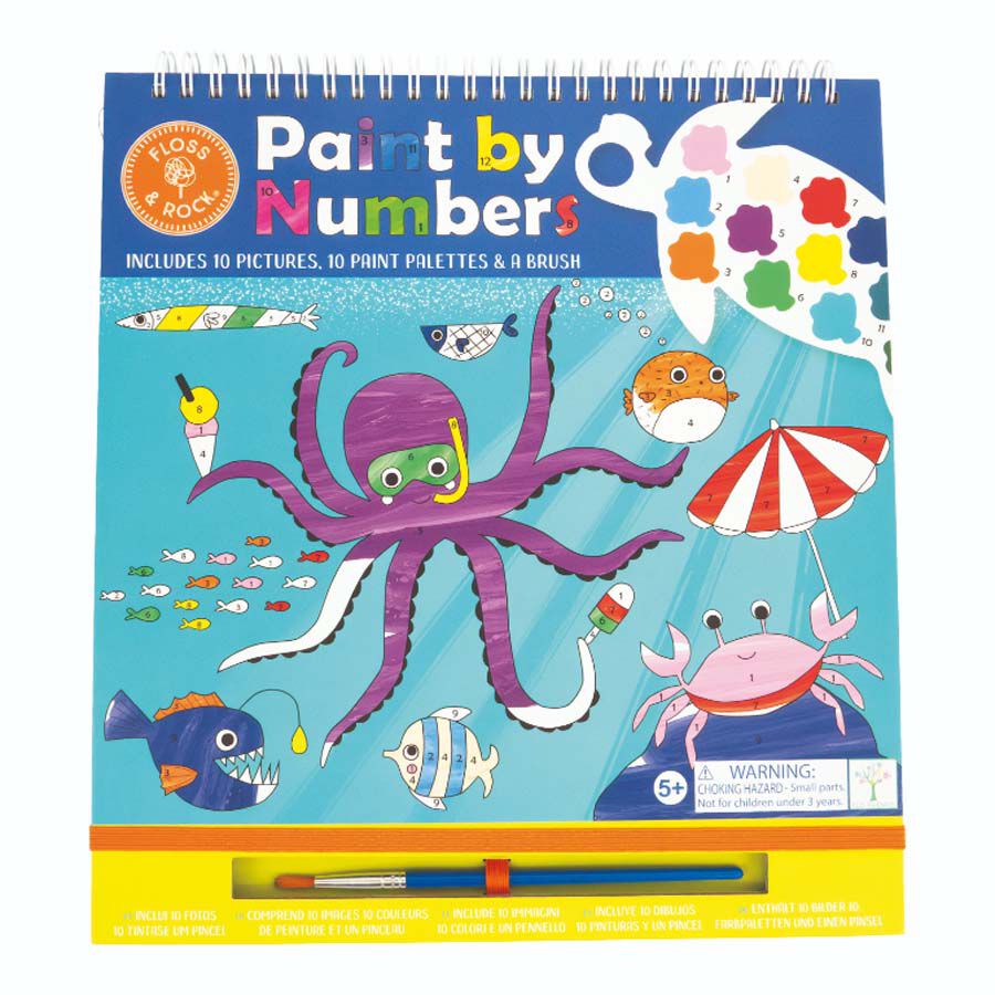 Colorea por N&uacute;meros Floss&Rock Ocean