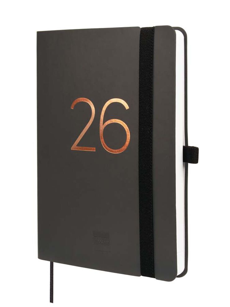 Agenda Finocam 16 meses Capri F4 sem/vista cas 2025-26 negro