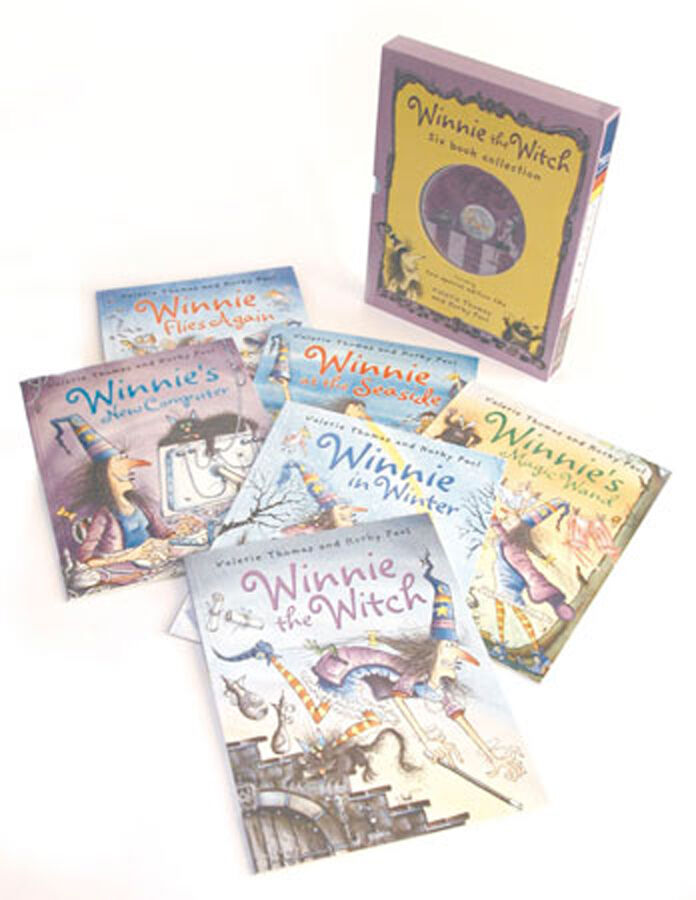 Winnie the Witch 6 Books and 2 CD Collection