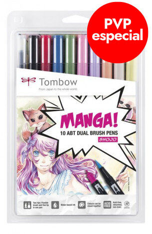 Rotuladores ABT Tombow Manga 2 10 colores