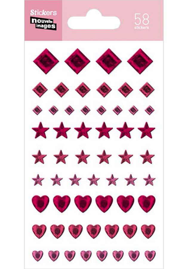 Stickers Draeger Rombos i Cors rosa 58u