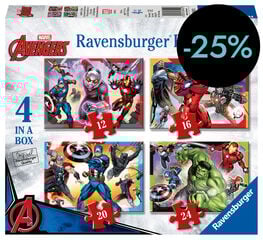 Puzle progresivos 12-16-20-24 Avengers