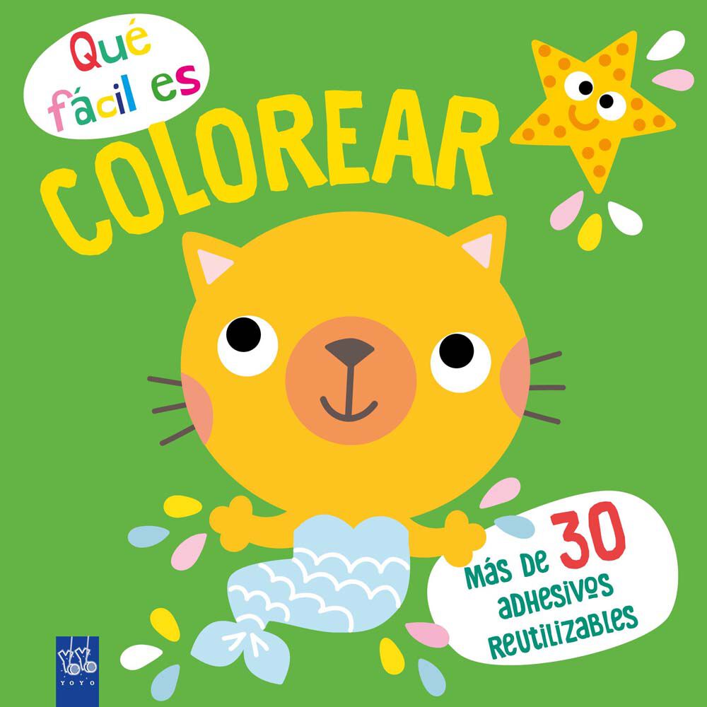 Qu&eacute; f&aacute;cil es colorear. Gato