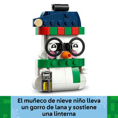 LEGO&reg; Iconic Adornos de Mu&ntilde;ecos de Nieve 40812