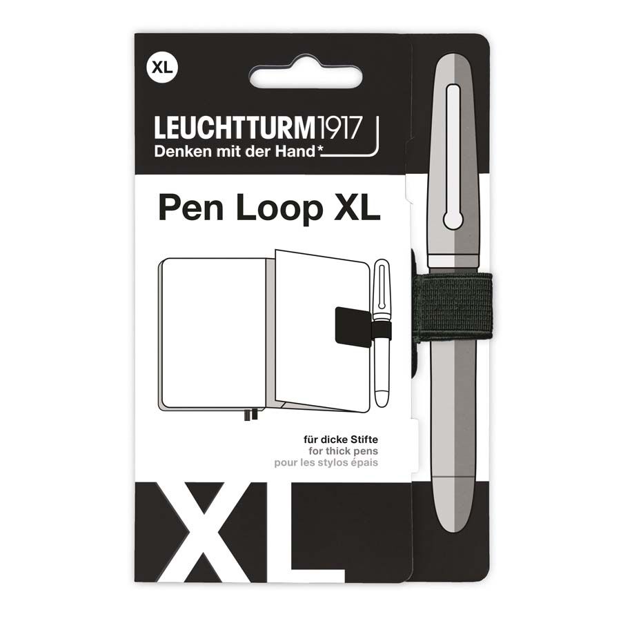 Suport boligraf Pen Loop XL Leuchtturm black