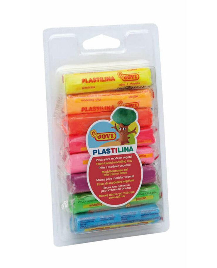Pastilina Fluorescentes Jovi 15g 8 colores