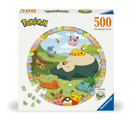 Puzle 500 piezas Pokémon Round