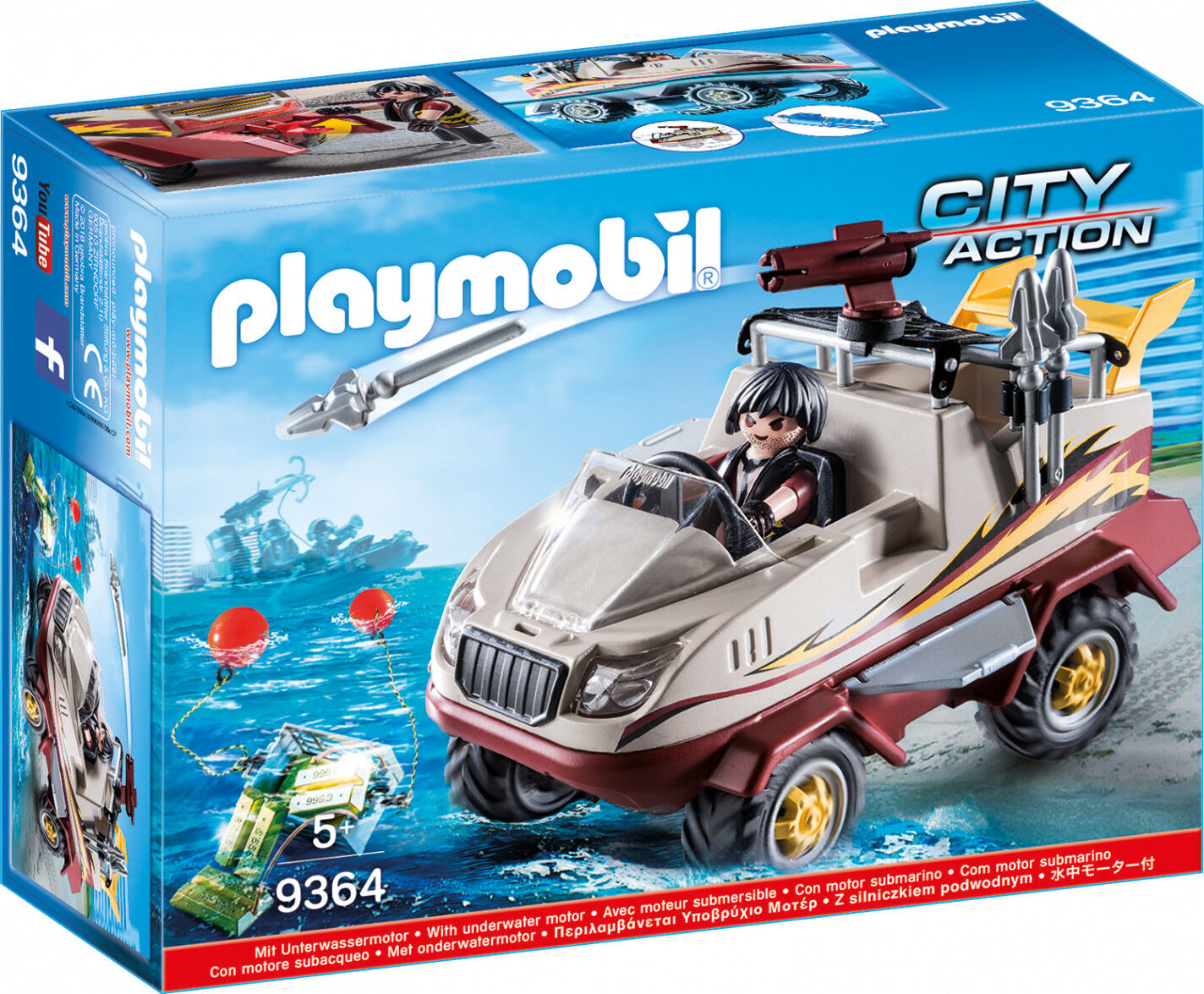 Playmobil City Action Coche anfibio