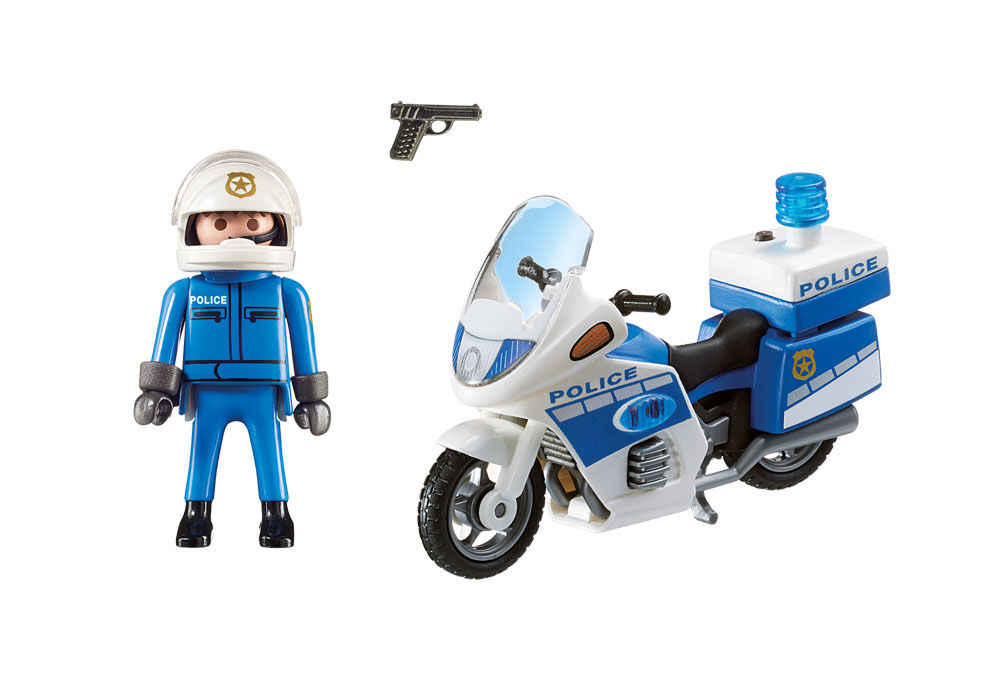 moto policia playmobil