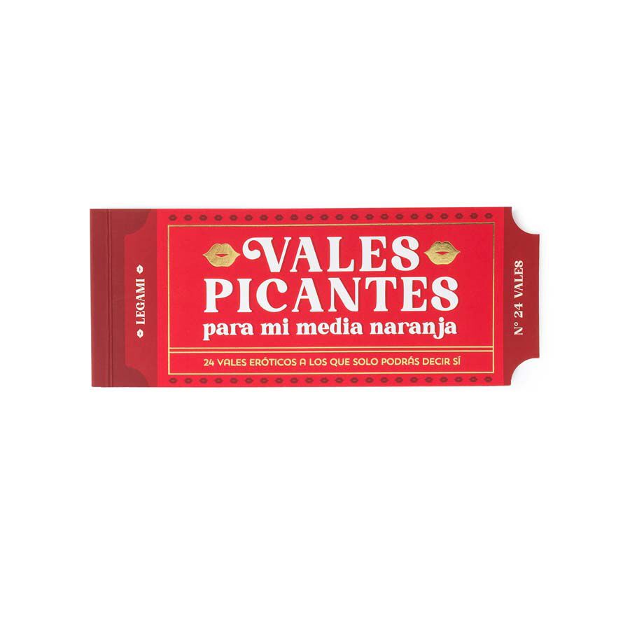 Bloc Cupons Regals Legami Spicy