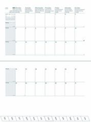 Agenda 16m Pastel A6 sem/vista mult 24-25 rosa