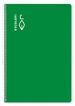 Libreta A4 espiral 40H raya horizontal margen Escolofi Verde
