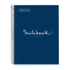 Notebook 5 A4 Tapa extrad. 120H Raya Mrius Emotions Azul Marino