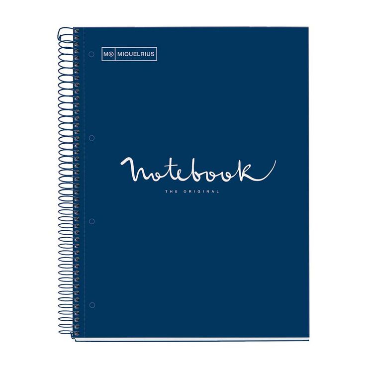 Notebook 5 A4 Tapa extrad. 120F Ratlla Mrius Emotions Blau Marí