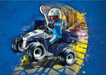 Playmobil City Speed Quad Policia 71092