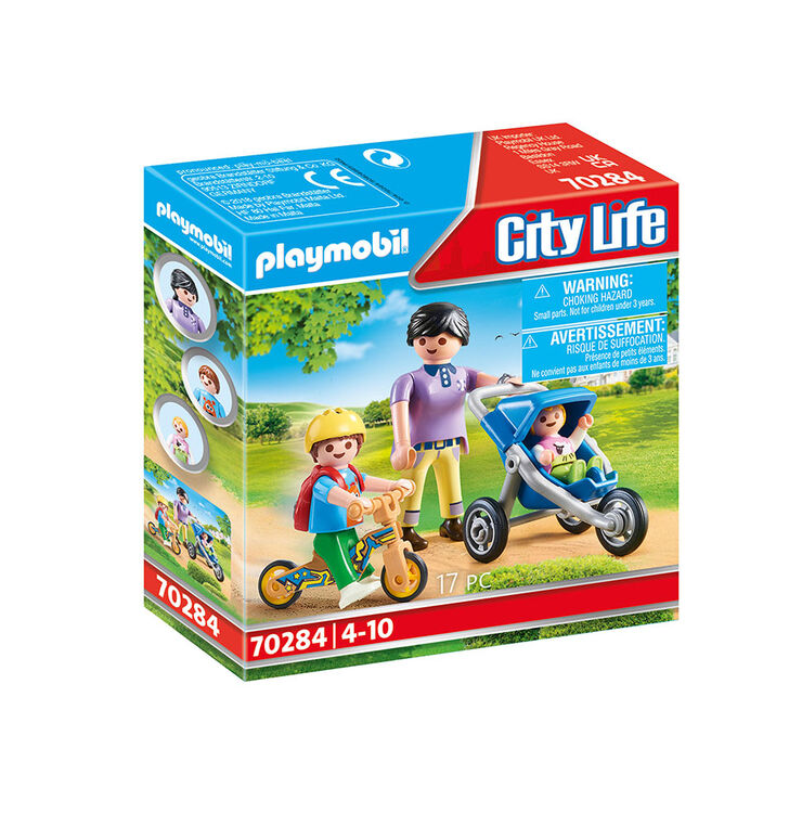 Playmobil City Life Mamá con Niños 70284
