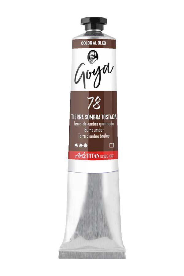 Pintura al &oacute;leo Goya 20ml hombra tostado