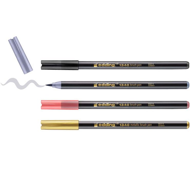 Retoladors Edding Brush Pen 1340 4 colors