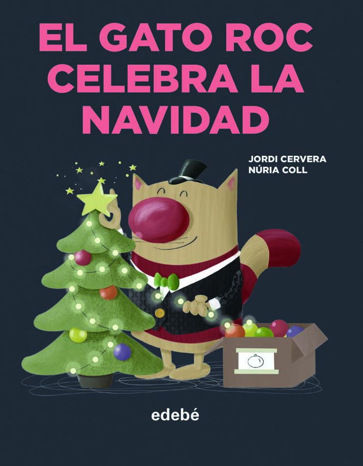 El gato Roc celebra la Navidad