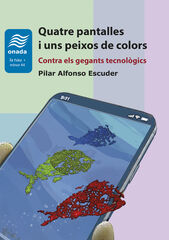 Quatre pantalles i uns peixos de colors