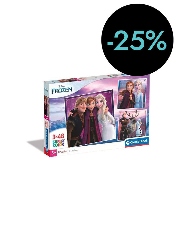 Puzle 3 X 48 peces Frozen