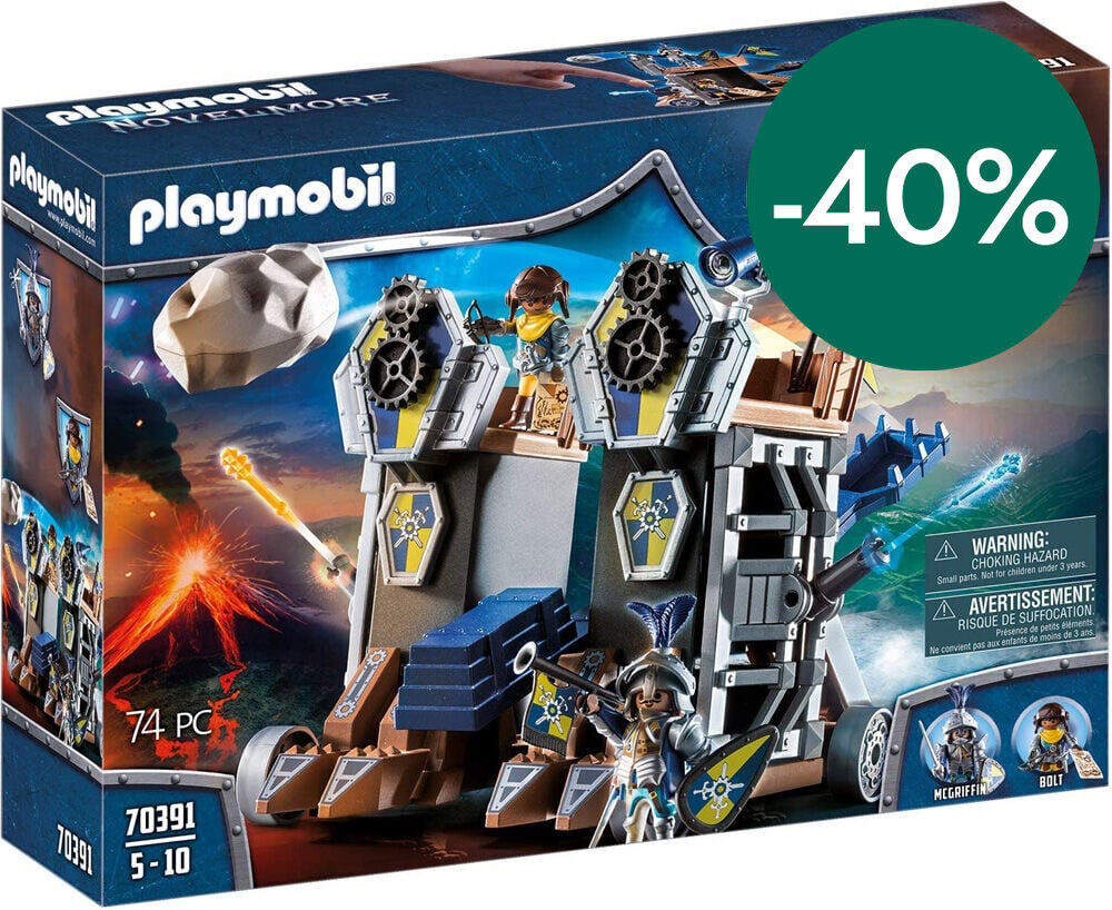Playmobil Fortalesa m&ograve;bil Novelmore 70391