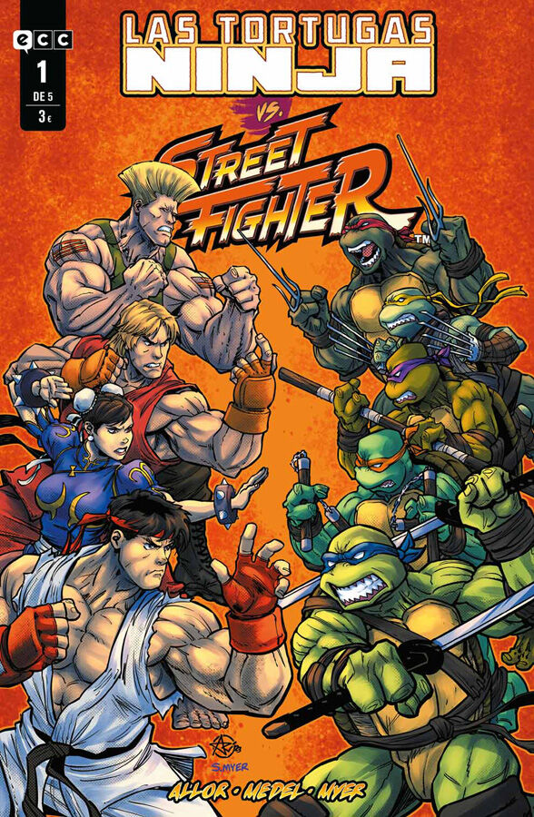 Las Tortugas Ninja vs. Street Fighter n&uacute;m. 1 de 5
