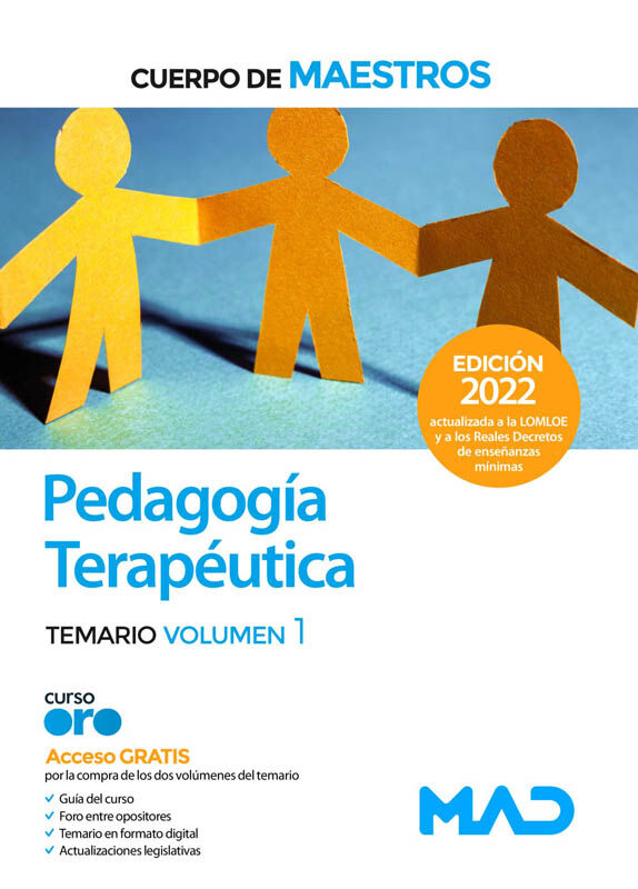 Cuerpo de Maestros. Pedagog&iacute;a Terap&eacute;utica. Temario 1