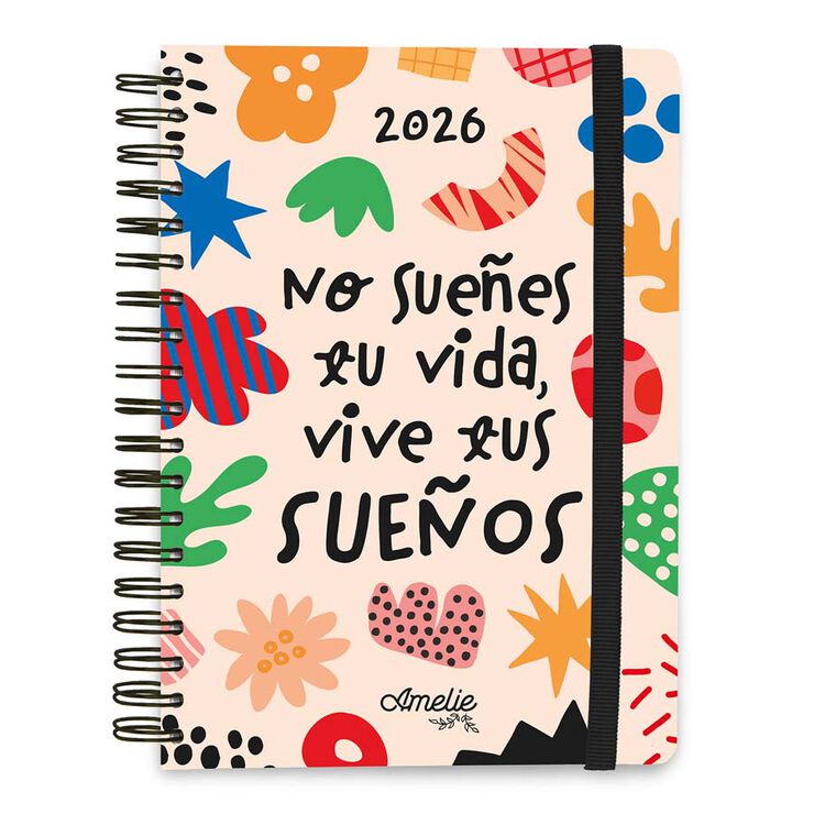 Agenda A5 sem/vista mult 2026 Amélie