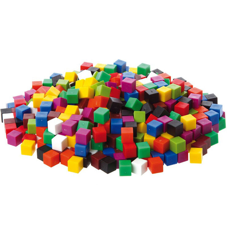 Cubos de colores de 1cm - 1000U