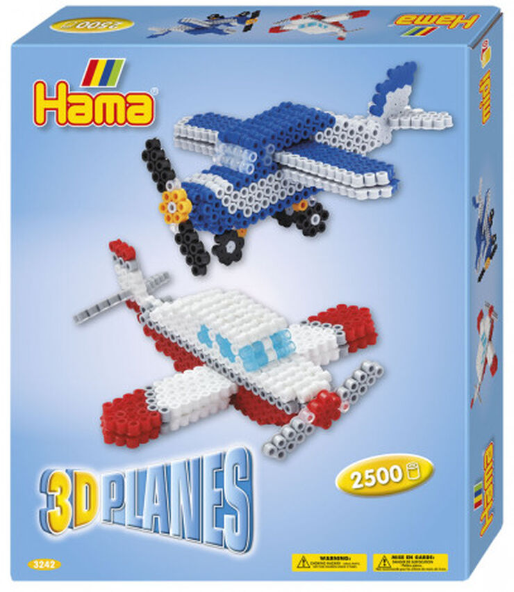 Midi mosaic 3D Hama Avions 2500 peces