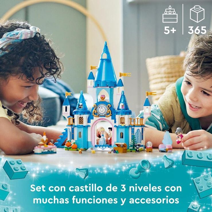 LEGO® Disney Princess Castillo de Cenicienta y el Príncipe 43206