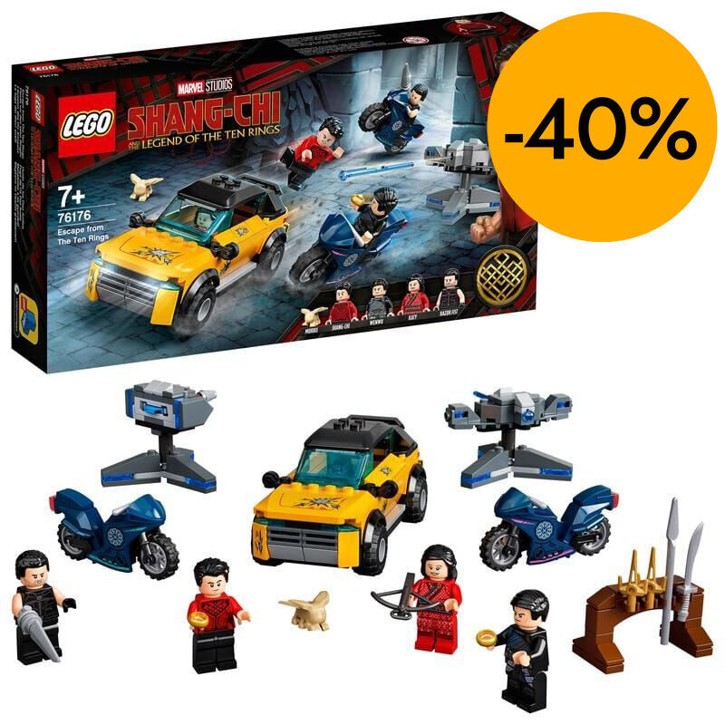LEGO&reg; Marvel Super Herois Fugida Deu Anells 76176