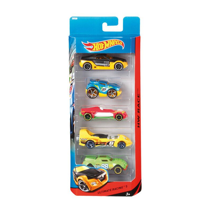 Hot Wheels 5 veh&iacute;culos surtidos