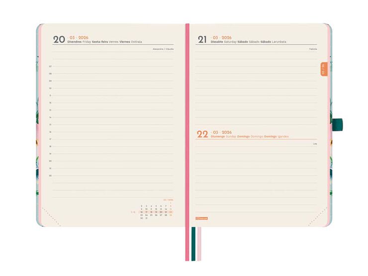 Agenda Finocam Design M4 día/pág cat 2026 Ahora