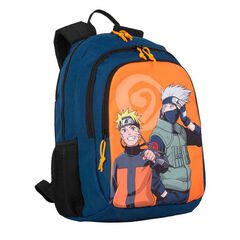 Mochila Naruto Personajes Doble Compartimento