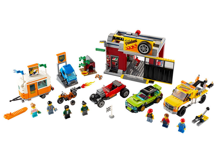 LEGO® City Nitro Wheels Taller de Tuneo 60258